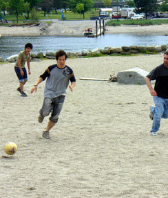 Van leisure beachfootball