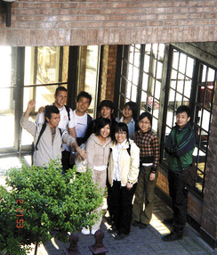 Tor school courtyardwithstudents