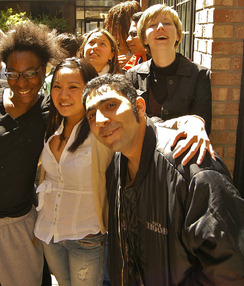 toronto courtyard withstudents