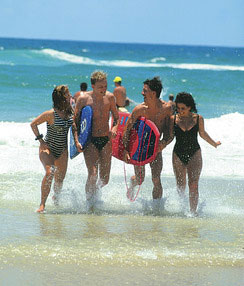 Bne leisure groupofsurfers