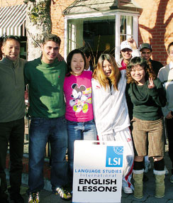 Chc school frontofschoolwithstudents