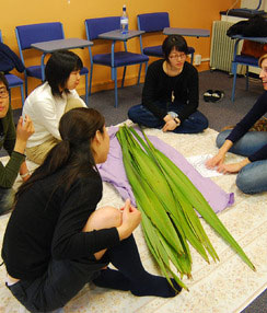 Chc school weavingclass