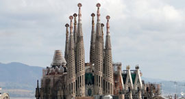 Sagrada Familia Church at Night