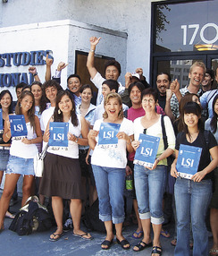 SD school frontofbuilidingwithstudents