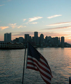 Bos location sunsetskyline