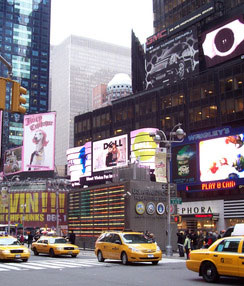 NYC location yellowcabs