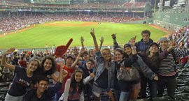 Jogo de baseball dos Red Sox