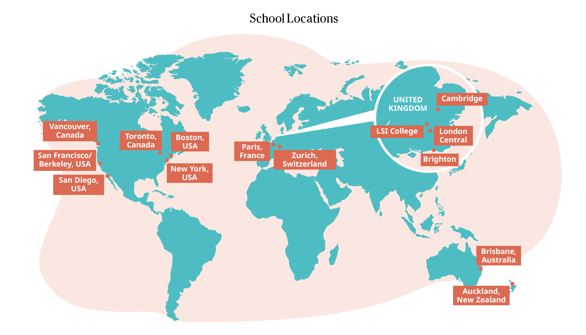 LSI Schools Map